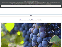 Tablet Screenshot of frankfurterweinclub.com